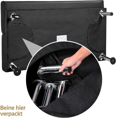 Розкладний диван Yaheetech для макс. 3 осіб, гостьове ліжко, диван, диван з функцією сну, кушетка, диван-ліжко, розкладний диван, диван-ліжко, м&39який диван, вантажопідйомність до 350 кг, чорний поліестер