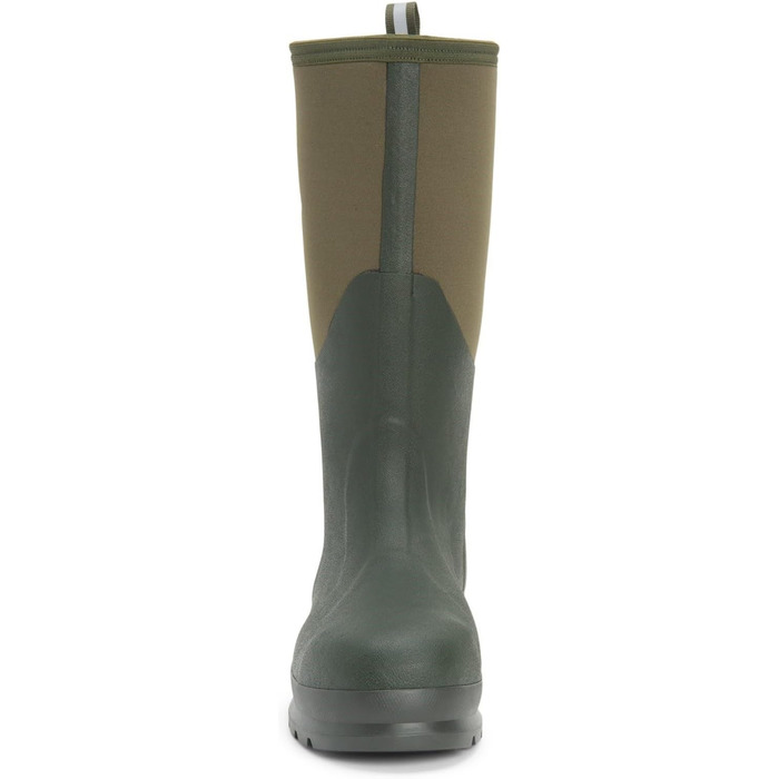 Чоботи Muck Boots унісекс, захисні гумові, сталеві, розмір 46 EU, зелені, мохові, шт.