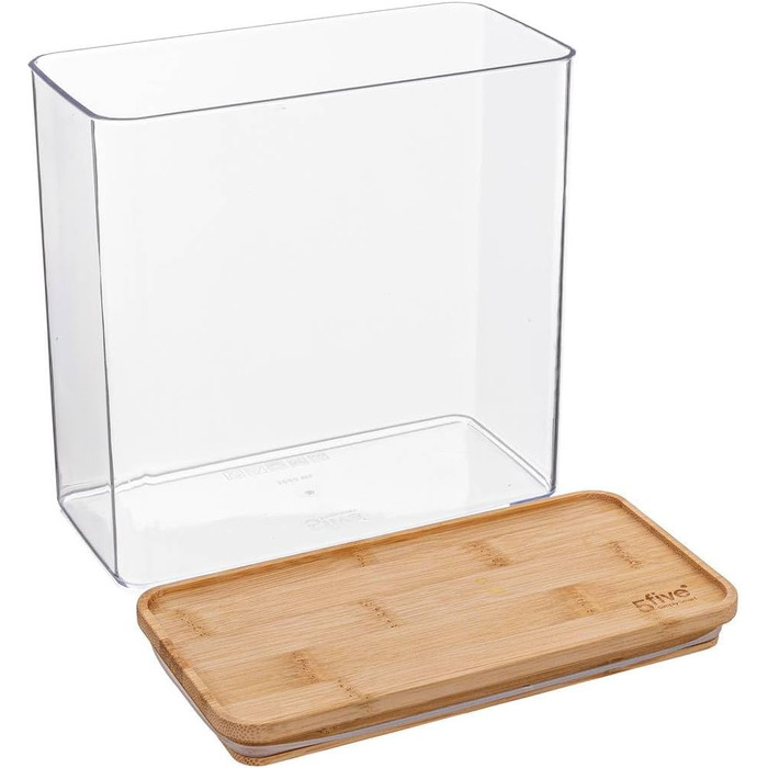 Прямокутний контейнер для зберігання з бамбуковою кришкою &39eske&39 3 л - 5 five simply smart 3 л