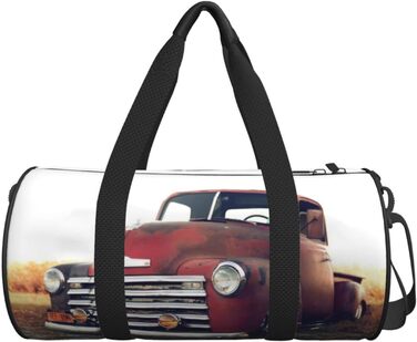 Універсальна дорожня сумка, спортивна сумка для чоловіків та жінок, червоний вантажний автомобіль, мішок для подорожей, спортивна сумка