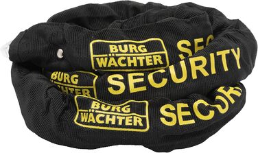Комплект замків та ланцюгів для велосипеда Burg-Wchter 172D Sold Secure Gold, чорний, 2 м, 2 м, чорний