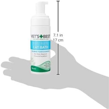Безводний шампунь Vet&39s Best Waterless Cat Bath, не змивати, 150 мл (упаковка з 2 шт. )
