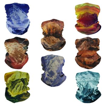 Багатофункціональних хусток для жінок та чоловіків, чорного кольору, 8