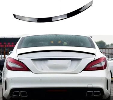 Автомобільний задній спойлер спойлер для Mercedes CLS Class W218 Spoiler CLS 63 Upgrade 2012-2018, стійкий до подряпин Міцний спойлер багажника Спойлер багажника Кромка крила