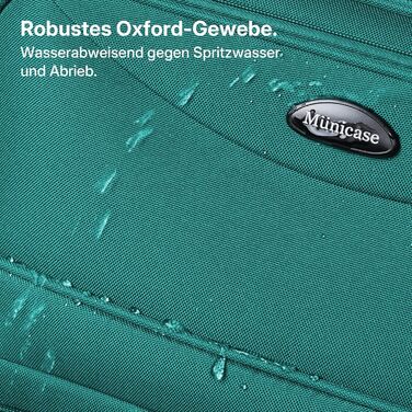 Розширюваний валізу з передніми кишенями, збільшений об'єм на 15, TSA-замок, подвійні колеса, що обертаються на 360, та прихований адресний ярлик (Бірюзовий, XL (79 см) розширюваний)