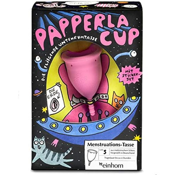 Менструальна чаша unicorn Papperlacup - медичний силікон, екологічний, виготовлений в Німеччині (маленький)