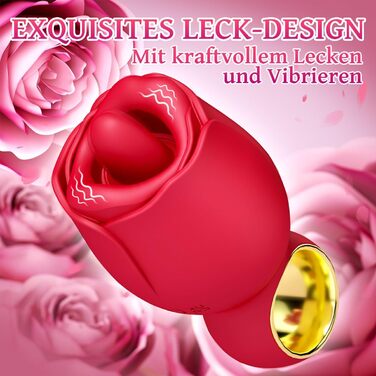 Вібратор для жінок Aomjauy, з функцією «лизання язиком», 8 режимів вібрації