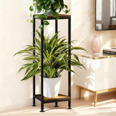 Підставка для квітів, підставка для рослин, надзвичайно велика полиця для рослин 104 см, кутова полиця для рослин, полиця для кімнатних рослин, квіткова драбина, підставка для рослин для вітальні, балкону та офісу, 104 см - 1 упаковка