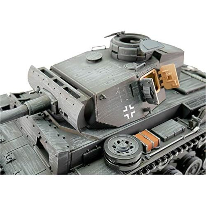 Радіокерований танк Panzer PzKpfw III Ausf. L Металева Pro версія BB, 1/16