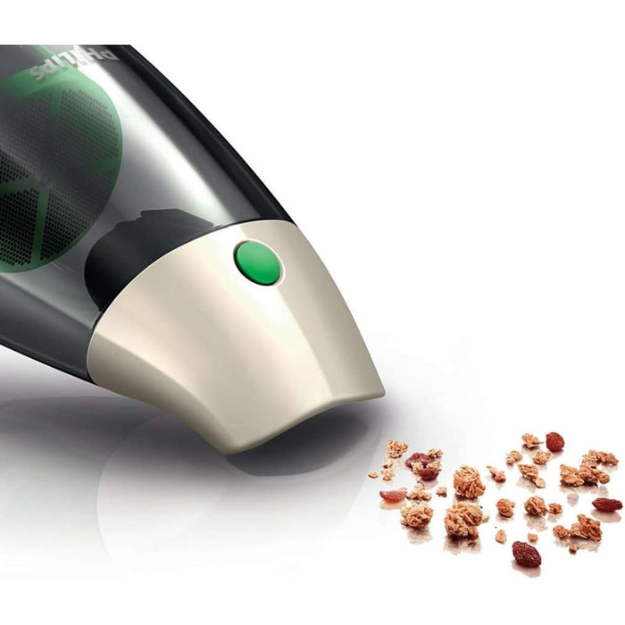 Вертикальний пилосос PHILIPS MiniVac - Акумуляторний 2-ступінчастий пилосос, акумулятор 10,8 В, циклонічний без мішка, легка конст