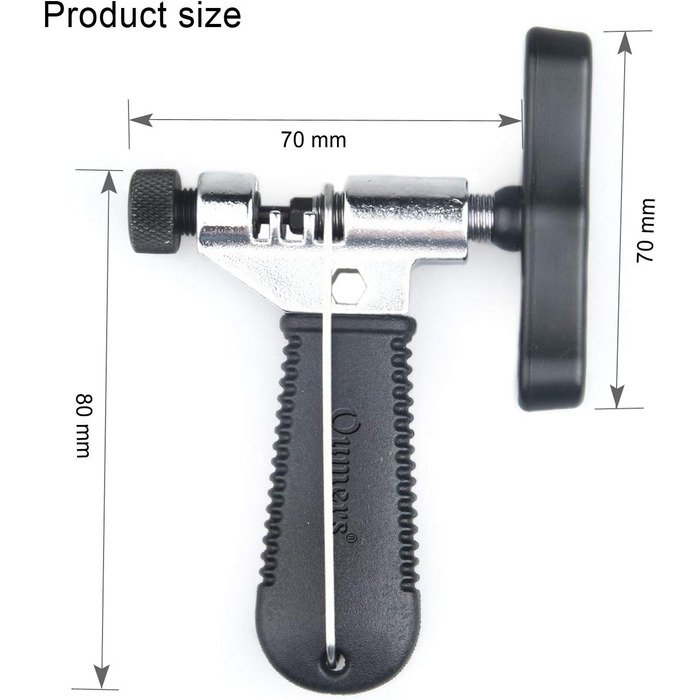 Інструмент для велосипедного ланцюга Oumers для 7 8 9 10 швидкості, інструмент для ремонту дорожніх і гірських велосипедів, розрізувач велосипедного ланцюга, інструмент для зняття та встановлення велосипедного ланцюга