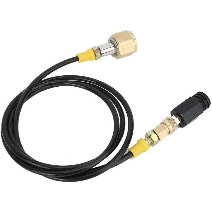 М W21.8-14 DIN477 Адаптер бака CO2 Комплект шлангів високого тиску для соди Аксесуари для домашнього офісу - насолоджуйтесь газованою водою вдома, 1,5