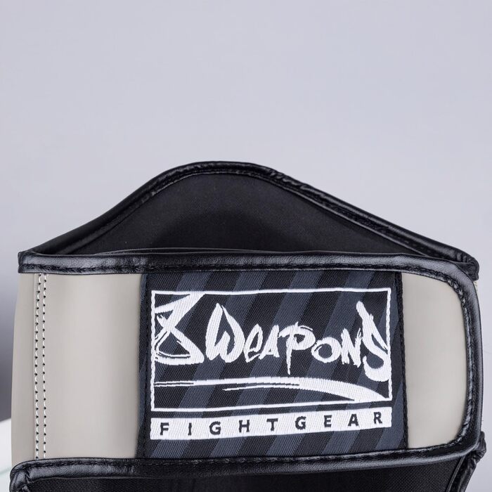 ЗБРОЇ Щитки для гомілок Unlimited 2.0, піщано-чорні, для тренувань та змагань, високоякісна синтетична шкіра та ідеальна амортизація, для муай-тай, K1, MMA, карате та кікбоксингу, 8