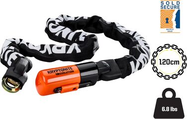 Замок-ланцюг Kryptonite Evolution 1012 IC, чорний, 120 см