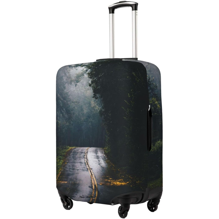 Чохол для валізи Міський пейзаж BAFAFA, еластичний захист від подряпин та пилу, чорний, розмір 80