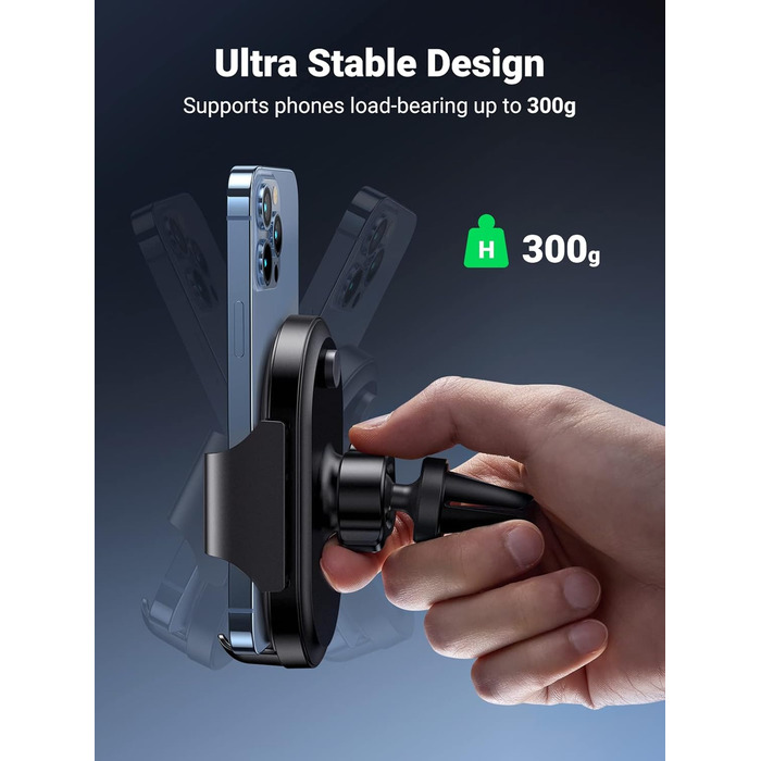 Тримач для мобільного телефону автомобільна вентиляція універсальний 360 градусів автомобільний тримач для мобільного телефону для