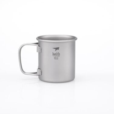 Складані титанові чашки для води, напої, кемпінгові чашки без кришки, надлегкі портативні туристичні кружки 40 г 220 мл, 3200