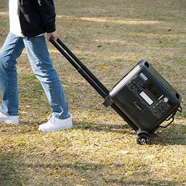 Складаний ручний візок FOSSiBOT F2400 Портативна електростанція Спеціальний візок Плоский автомобіль з колесами Складаний Легкий Т