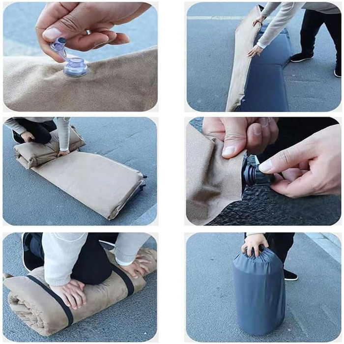 Автомобільний матрац, для Hyundai Ioniq 5 2022 2023 2021 Надувний матрац для подорожей, кемпінгу, активного відпочинку на свіжому повітрі, чорний