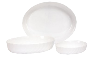 Набір форм Luminarc Smart Cuisine Trianon, 22х16 см, 32х24 см, 36х29 см (7224476)