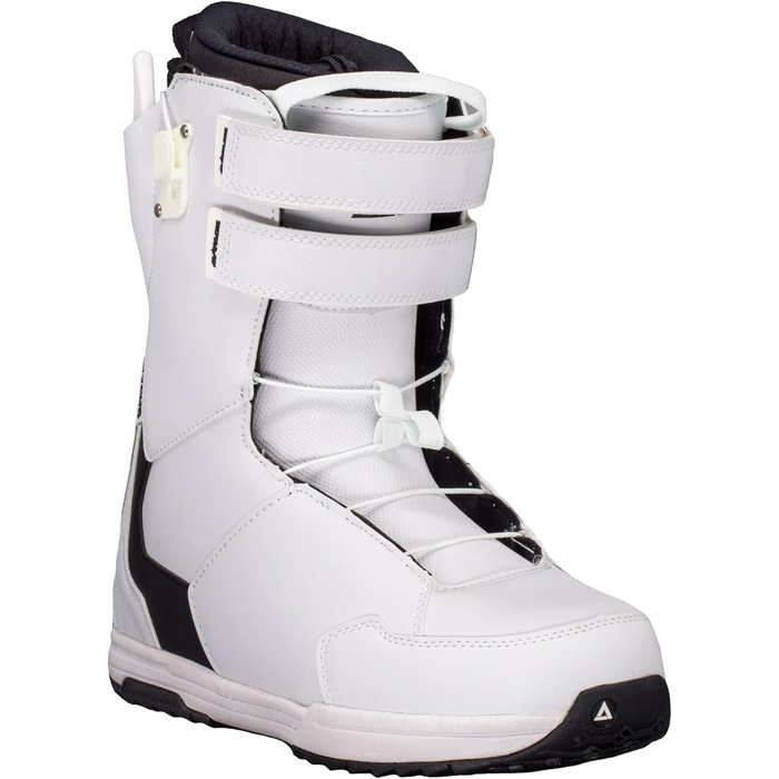 Сноубордічні черевики Airtracks Master Quick Lace/QL - Сноубордічні черевики QL - Білі - Чорні черевики EU 40 / MP 26