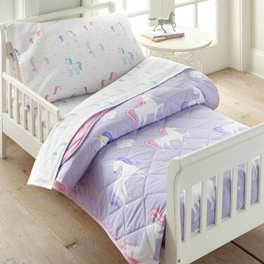 Бавовняний комплект постільної білизни, включає ковдру, простирадло, приталене простирадло та наволочку, узгоджується з іншим деко