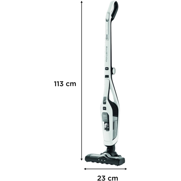 Акумуляторний пилосос Rowenta RH6737 Dual Force 2-в-1 вбудований ручний пилосос складна ручка дуже легкий - лише 2,5 кг світлодіод
