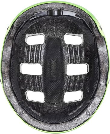 Міцний велосипедний шолом для дітей - індивідуальне регулювання розміру - оптимізована вентиляція 55-58 см зелений мат, 3 cc -
