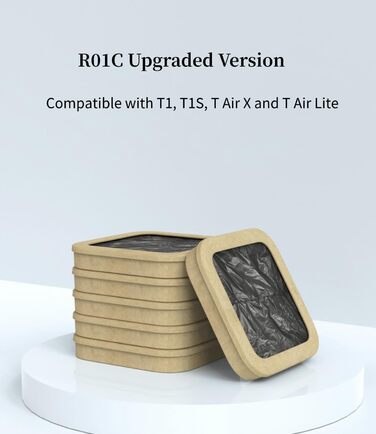 Офіційні змінні кільця TOWNEW T1/T1S/T Air X/T Air Lite для смарт-баків для кухні, міцні сміттєві пакети для електричних автоматичних сміттєвих баків, 6 змінних кілець, до 150 сміттєвих пакетів