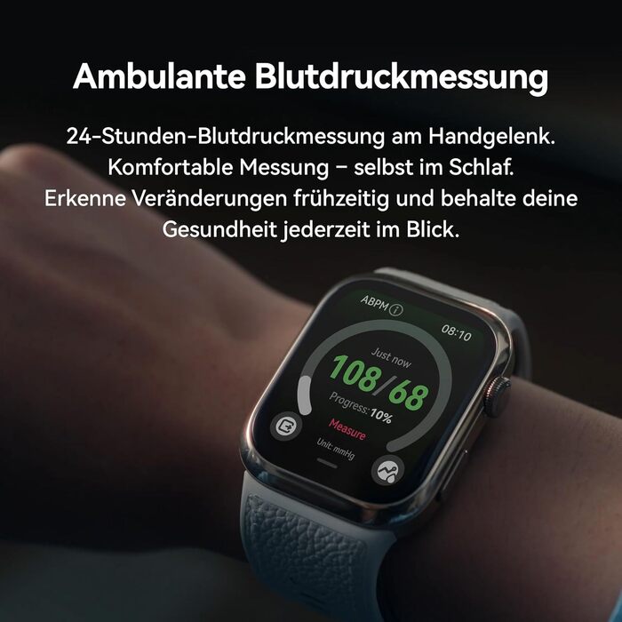 Розумний годинник HUAWEI Watch D2, 1,82-дюймовий AMOLED-дисплей, амбулаторний моніторинг артеріального тиску, тонкий дизайн, ЕКГ, функції для розумного способу життя, спільнота здоров&39я, сумісний з iOS та Android, чорний WATCH D2 Black