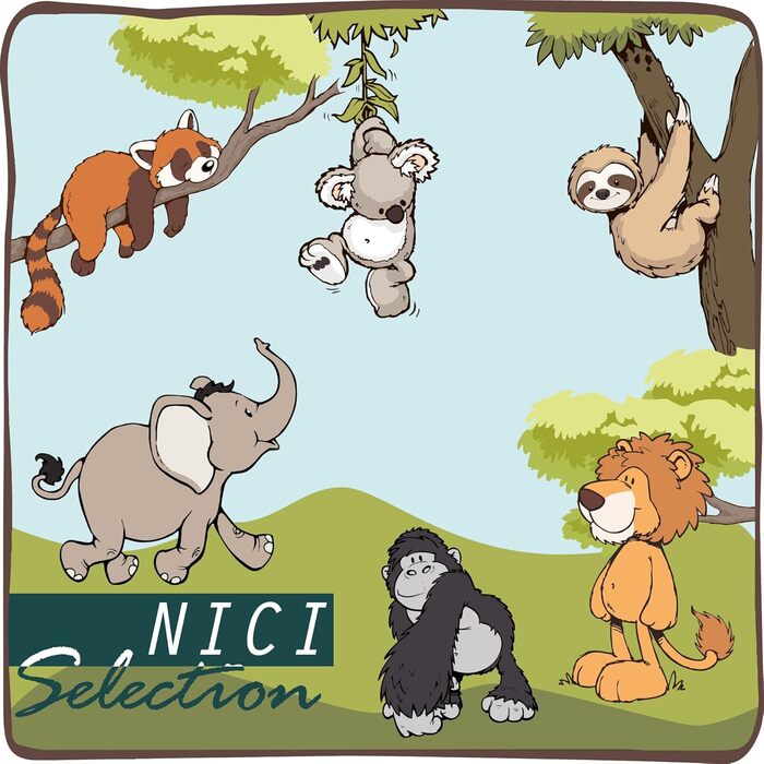 Яка іграшка NICI 48390 Лев, 25 см плюшевий ведмедик для дівчаток, хлопчиків та малюків. Ідеально підходить для ігор, обіймів та колекціонування, бежевого кольору.