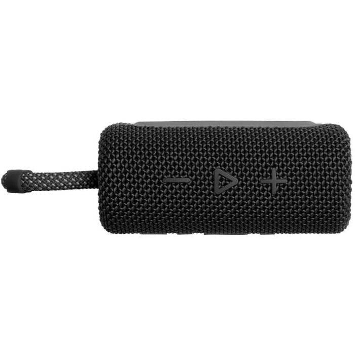 Маленька Bluetooth-колонка JBL GO 3 чорного кольору - Водонепроникна портативна колонка для подорожей - До 5 годин відтворення на