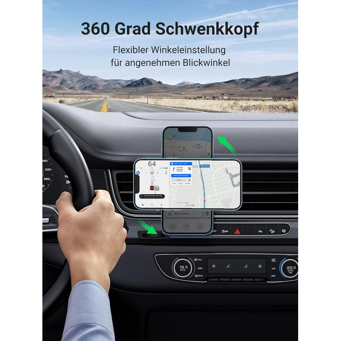 Тримач для мобільних телефонів Автомобільний магнітний тримач для мобільних телефонів для автомобільної вентиляції Сильне кріпленн