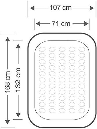 Комплект дитячих дорожніх ліжечок внутрішні розміри надувного ліжка 69x132x10см з ручним насосом