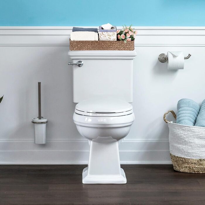 Плетений кошик для зберігання водяного гіацинта, кошик для зберігання з натуральної морської трави, плетений кошик для ванної кімнати, бачок для туалетної води 42 * 14 * 7 см, кавово-коричневий 42*14*7 см