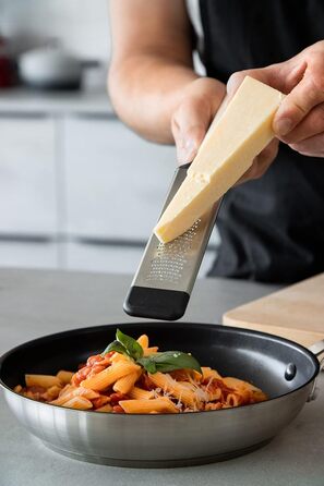 Терка для сиру KitchenAid, 2-стороння травлена терка з нержавіючої сталі з отворами для дрібної терки мигдальний крем Тонка терка для мигдального крему