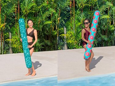 Локшина Bestway Pool Noodle Splashin&39 Style з текстильним покриттям 150 х 23 см, асорті, кольорова