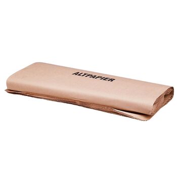 Пакети для сміття Макулатура, крафт-папір, 2-шарові, коричневі, 120 л, 70 x 95 см, 25 шт.