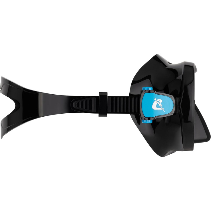 Комплект маски та трубки для дорослих Cressi HiroQuest Limited Edition від Стіва Аокі. Маска F-Dual трубка Supernova Dry одного розміру, чорно-бірюзові лінзи Spectra.