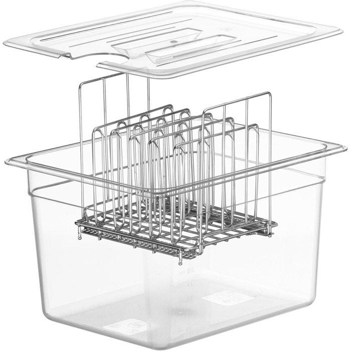 Контейнер LIPAVI C10L-AP Lid C10 Sous-Vide, виготовлений для сімейства Anova Precision Size - підходить для C10 Anova Precision