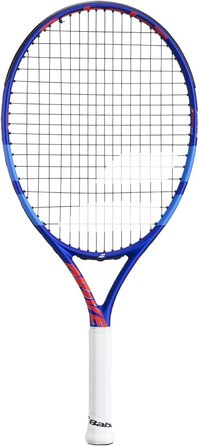 Тенісна ракетка Babolat Drive Junior, синьо-червона, легка, ручка розроблена для маленьких рук