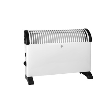 Конвекторний обігрівач 2000 Вт Електричний радіатор з термостатом, 3 режими нагріву, захист від перегріву, окремостоячий та настінний, обігрівач для вітальні та ванної кімнати