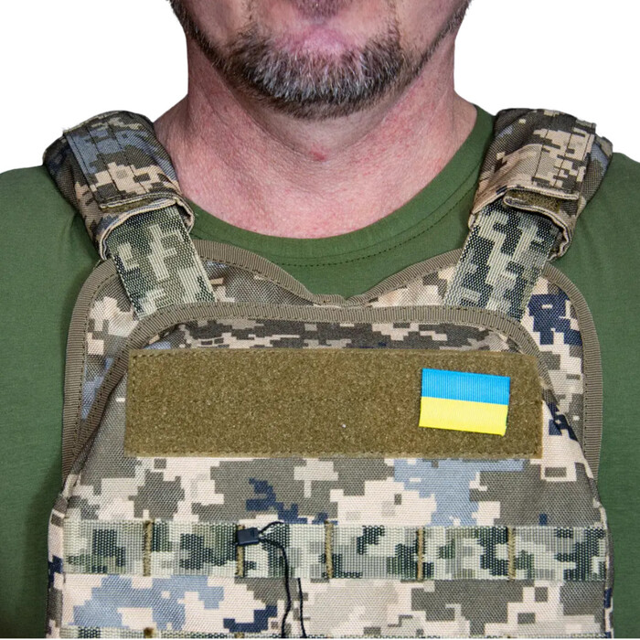 Плитоноска полегшена з кордури Kirasa піксель (Арт.KI1013)