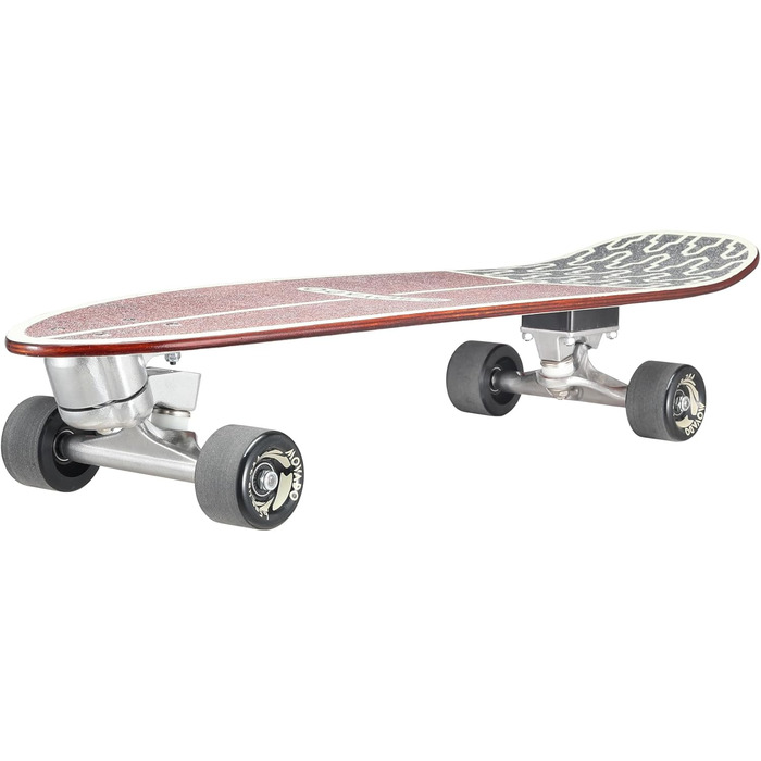 Серф-скейтборд Tropical Vintage Retro Cruiser лонгборд вінтажний ретро-круїзер тропічний ABEC-11 високошвидкісний унісекс повний комплект Deck 1 для карвінгу серфінгу по асфальту дерев'яна дека оригінал 2025