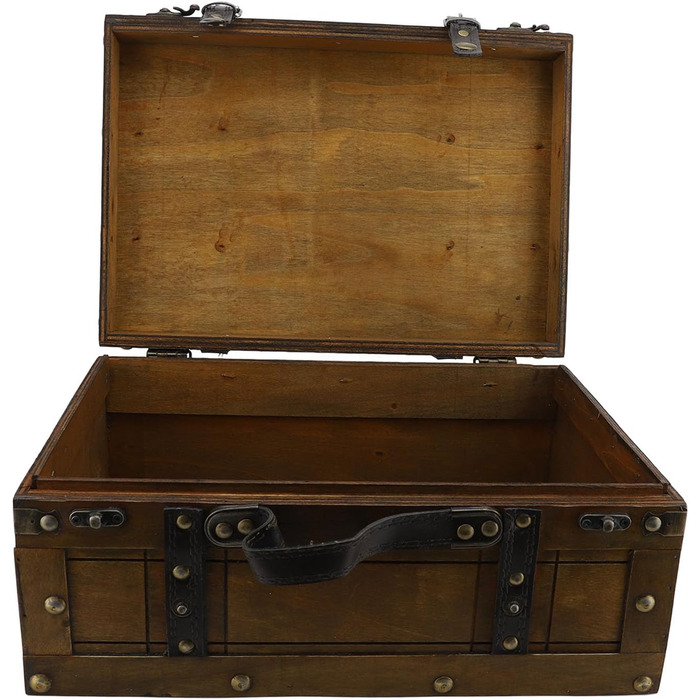 Декоративна скринька для зберігання Taidda у вінтажному ретро-стилі з дерева для організації дому, прикраса журнального столика