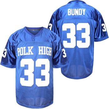 Футбольна майка AL Bundy, блакитна, 90-ті, хіп-хоп, одяг для вечірки, розмір XL, синя