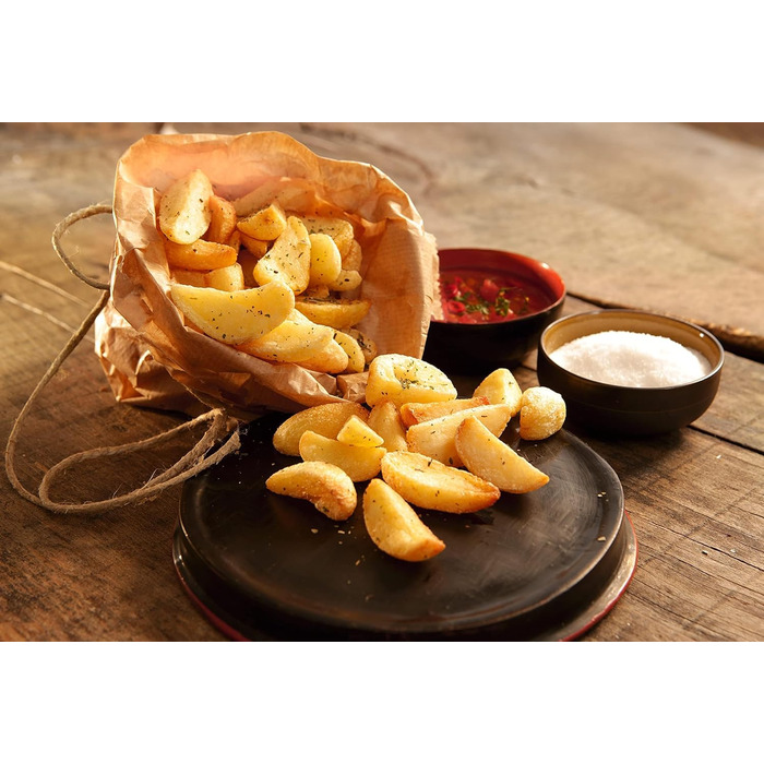 Аерофритюрниця De'Longhi MultiFry Extra Chef Plus FH1396, мультиварка місткістю 1,7 кг, 8 програм приготування, система конвекції з 2 нагрівальними елементами, функція гриля, додаток Recipe, 2300 Вт, білий 8 програм