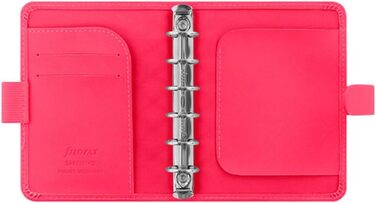 Троянда органайзера Filofax Pocket Saffiano fluro рожева