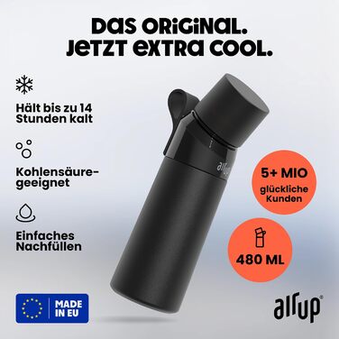 Сталевий стартовий набір для пляшок Оригінальний виготовлений з нержавіючої сталі в т.ч. стручки 5 смаків, без цукру I 480 мл Ваку