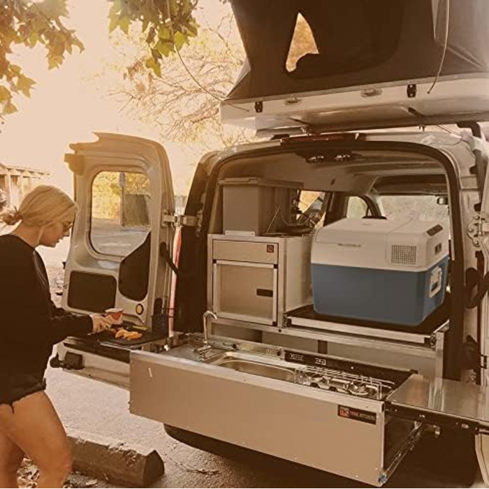 Електричний компресорний холодильник, 31 л, 12/24/230 В, міні-холодильник для автомобіля, вантажівки, човна, будинку на колесах та